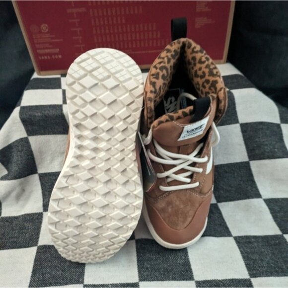 Vans UltraRange Exo Mte 1 High Women 5 Brown White Leopard UltraCush GF 112025 - Picture 9 of 14